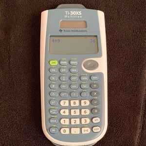 Texas Instruments TI-30XS MultiView Calculator - Blue and Gray